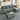 Sectional 3 - Seaters Sofa ,Double - sided multi - functional footstool, storage mat , Non - slip leg, two pillows, Velvet, Light greyMUTUKISPACE