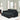 Corduroy Tufted Upholstered Sleeper Sectional Sofa, L - Shaped Modular Convertible Sofa with Reversible Storage Chaise, Pull Out Sleep Couch Bed and Reclining Backrest Perfect for Living Space, BlackMUTUKISPACE