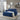Loveseats Sofa Bed with Pull - out Bed,Adjsutable Back and Two Arm Pocket,Blue (54.5"x33"x31.5")MUTUKISPACE