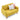 Loveseat Sofa, Mid Century Modern Decor Love Seat Couches for Living Room, Button Tufted Upholstered Small Couch for Bedroom, Solid and Easy to Install Love Seats Furniture, YellowMUTUKISPACE