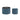 2 - Piece Set Round Chenille Storage Ottoman, Equipped with a Drum Shaped Small Stool, Storage Space, and MDF Made Desktop Panel (Dark Blue23.62"x23.62"x16.53")MUTUKISPACE