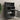 Living Room Grey color wine cabinet with removable rack and wine glass rack, one cabinet with glass doorsMUTUKISPACE