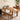 Elegant Chair in Natural Cherry Wood - Stylish & Durable Seating Hersa - 1624MUTUKISPACE