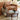 Elegant Brown Glass Coffee Table - Modern Coffee Table for Stylish Living Rooms Hersa - 1631MUTUKISPACE