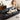 Luxurious Black Genuine Leather Sofa with Solid Wood Frame and Plush Down Filling Hersa - 1644MUTUKISPACE