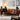 Luxurious Orange Genuine & Faux Leather Sofa with Plush Down Comfort Hersa - 1648MUTUKISPACE