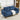 Convertible Futon Sofa Bed, Comfy Loveseat Sleeper Sofa with Adjustable Armrest, Strengthen Wood, Thick Padded Cushion, Small 2 Seater Couch for Living Room, Bedroom, NavyMUTUKISPACE