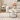 Nesting Coffee Table Set of 2, 27.6inch Round Coffee Table Wood Marble Pattern Top with Sturdy Metal Frame, End Table Side Tables for Living Room Bedroom Balcony Yard (White)MUTUKISPACE