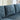 Sectional 3 - Seaters Sofa ,Double - sided multi - functional footstool, storage mat , Non - slip leg, two pillows, Velvet,Navy blueMUTUKISPACE