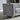 81.8" Chesterfield Sofa Grey Velvet for Living Room, 3 Seater Sofa Tufted Couch with metal foot and Nailhead for Living Room, Bedroom, Office, Apartment, two pillowsMUTUKISPACE