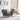 3 Piece Living Room Sofa Set, including 3 - Seater Sofa, Loveseat and Sofa Chair, with Button and Copper Nail on Arms and Back, Five White Villose Pillow, Grey.MUTUKISPACE