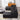 126 - inch Modern Style Chenille Three Piece Sofa, Pull Point Design U - shaped Sofa two Chaise Longue Seats, two Pillows and Plastic Feet, Suitable for Living room, Bedroom, Lounge and Projection RoomMUTUKISPACE