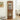 Lighted Glass Corner Curio Cabinet with Tempered Glass Door, Oak Bar Display Cabinet with Adjustable Shelves, Modern Corner Display Cabinet with BulbMUTUKISPACE