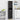 Double Door Narrow Height Slim Floor Standing Cabinet with 2 Adjustable Shelves - BlackMUTUKISPACE