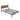 Full Size Bed Frame with Wood Headboard, Metal Frame with Strong Slats, Noise Free,No Box Spring Needed - Brown.MUTUKISPACE