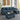Sectional 3 - Seaters Sofa ,Double - sided multi - functional footstool, storage mat , Non - slip leg, two pillows, Velvet,Navy blueMUTUKISPACE