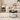 Nesting Coffee Table Set of 2, 27.6inch Round Coffee Table Wood Marble Pattern Top with Sturdy Metal Frame, End Table Side Tables for Living Room Bedroom Balcony Yard (Black)MUTUKISPACE