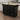 Kitchen Island with Spice Rack, Towel Rack and Extensible Solid Wood Table Top - BlackMUTUKISPACE