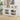55.91" Large Farmhouse Buffet Cabinet Storage Sideboard with 2 Drawers and 4 Doors for Dining Living Room Kitchen Cupboard - WhiteMUTUKISPACE