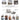 Welike Swivel Accent Barrel Modern Sofa Lounge Club Big Round Chair with Storage Ottoman Linen Fabric for Living Room Hotel with PillowsMUTUKISPACE