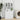 Two - Compartment Tilt - Out Dirty Laundry Basket Tall Bathroom Cabinet with 2 Adjustable Shelves - WhiteMUTUKISPACE