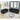 3 - seater + 2 - seater Combination sofa.BLACK VELVETMUTUKISPACE