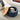 Round Storage Ottoman, 2 in 1 Function, Work as End table and Ottoman, Navy (25.5"x25.5"x14.5")MUTUKISPACE