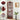 Cherry Lighted Corner Glass Display Cabinet, Curio and Wine Cabinet with Adjustable Glass Shelves and Carved Details, Bulb IncludedMUTUKISPACE