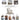 Welike 27.5 "W Modern Accent High Back Living Room Casual Armchair Rocker with One Lumbar Pillow, Two Side Pockets.MUTUKISPACE