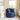 Velvet Upholstered Swivel Chair for Living Room, with Button Tufted Design and Movable Wheels, Including 3 Pillows, BlueMUTUKISPACE