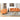 3 - seater + 2 - seater Combination sofa.ORANGE teddyMUTUKISPACE