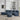 L Shape Sectional Sofa with Right Side Chaise and Ottoman, Modular Sofa, DIY Combination, Loop Yarn Fabric, NavyMUTUKISPACE