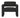 BLACK single sofa chair, upholstered comfortable chair with armrests, for dining room/bedroom/living room/reception - BLACK (30.9"*30.51"*30.11")MUTUKISPACE