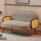 1 Seater 2 Seater Sofa Corduroy Fabric Orange White White Green Grain Navy dlo-043-sofa