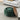 Round Storage Ottoman, 2 in 1 Function, Work as End table and Ottoman,with small seat,Green(25"x25"x14.7")MUTUKISPACE