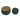 Round Storage Ottoman, 2 in 1 Function, Work as End table and Ottoman,with small seat,Green(25"x25"x14.7")MUTUKISPACE