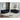 3 - seater + 3 - seater Combination Sofa Tufted Couch with Rolled Arms and Nailhead for Living Room, Bedroom, Office, Apartment, four pillowsMUTUKISPACE