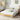 Queen Solid Rubber Wood Bed Frame with Teddy Velvet Upholstered Headboard and Reinforced Support Base in Beech WhiteMUTUKISPACE