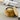 Round Storage Ottoman, 2 in 1 Function, Work as End table and Ottoman,with small seat,Dark yellow(25"x25"x14.7") owMUTUKISPACE