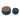 Round Storage Ottoman, 2 in 1 Function, Work as End table and Ottoman,with small seat,Dark blue(25"x25"x14.7")MUTUKISPACE