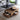Modern Faux Leather Coffee Table - Black, Light Brown, Natural, and White Finishes fajf - 957MUTUKISPACE