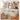 Beige Light Brown Sofa with Pine Wood Frame and Down Figure Cotton Linen Upholstery fbby - 1377MUTUKISPACE