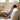 Elegant Light Brown Sofa with Beige and Ash Wood Accents and Stainless Steel Figure - Cotton and Faux Leather Upholstery fbby - 1378MUTUKISPACE