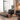 Modern Beige & Black Orange Accented Stainless Steel Faux Leather Sofabed fbby - 1382MUTUKISPACE
