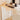 Beige Laminated Wood Dresser With Chest Solid Wood Legs & Glass Top fbby - 1384MUTUKISPACE