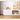 Sleek Beige Laminated Wood TV Cabinet with Glass Doors – Modern Entertainment Center fbby - 1399MUTUKISPACE