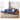 Modern Beige Gray Sofa with Light Brown and Blue Accents Featuring Green Cotton Cushions | Cherry Wood & Ash Wood Frame fcp - 1280MUTUKISPACE