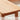 Elegant Light Brown Cherry Wood Stool with Cotton - Linen Upholstery fcp - 1286MUTUKISPACE