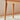Elegant Light Brown Cherry Wood Stool with Cotton - Linen Upholstery fcp - 1286MUTUKISPACE