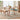 Elegant Light Brown Cherry Wood Stool with Cotton - Linen Upholstery fcp - 1286MUTUKISPACE